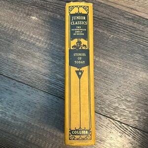 Vintage 1918 Junior Classics Young Folks Shelf Of Books Stories Of Today HC